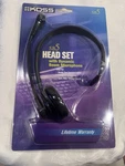 New! Koss SB-5 Headset With Dynamic Boom Microphone Single Speaker Mono 600 Ohm. Fixed Price $9.94.