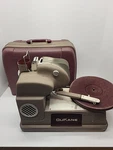 Vintage Dukane Micromatic Film Projector & Turntable W/ Case Model 14A335. Fixed Price $52.52.