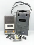 Vintage Soundesign Model 7605 Cassette Recorder W/case And Accessories Parts. Fixed Price $12.00.