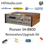 Pioneer SA-8800 Rebuild Restoration Recap Upgrade Kit Repair Capacitor. Fixed Price $195.00.