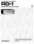 Pioneer RG-1 Dynamic Processor Owners Manual. Fixed Price $22.24.