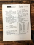 Harman Kardon Theme Ii T-1040 Tuner Specs & Fold Out Schematic Manual *orig. Fixed Price $19.97.