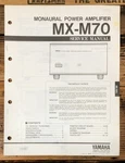 Yamaha MX-M70 Amplifier Service Manual *original*. Fixed Price $24.97.