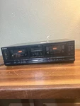 Sony TC-W21 Dual Cassette Powers Decks Do Not Spin For Parts. Fixed Price $20.97.