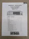 Onkyo Quartz Synthesized Tuner Amp Model TX-41 Service Manual D-4713. Fixed Price $64.95.