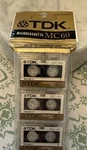 New Tdk 3 Pack Micro Cassettes Audio Recording Tapes Sealed. Fixed Price $9.99.