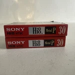 Sony HI8 Metal Video Cassette Tape Lot Of 2 Made In Japan New P6-30 Hmp. Fixed Price $15.00.