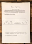 Parasound P/HP-750 Ii Preamplifier Owner User Manual *original*. Fixed Price $19.97.