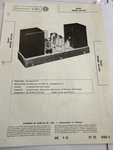 Vintage 1955 Pilot AA-410 Tube Amp Photofact Folder Schematic Service Manual. Fixed Price $8.00.