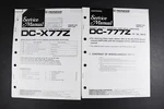 Pioneer DC-X77Z DC-777Z Cassette Deck Service Manual Genuine Original. Fixed Price $14.49.