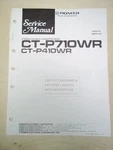 Pioneer Service/repair Manual CT-P710WR/P410WR Cassette Tape Deck Original. Fixed Price $10.98.