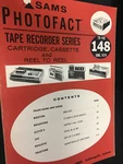 TR-148 Sams Tape Recorder Manual Bigston Bradford Lloyd's Jvc Realistic Nos. Fixed Price $14.99.