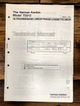 Harman Kardon TD212 TD-212 Cassette Service Manual *original*. Fixed Price $19.97.