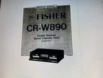 Fisher CR-W890 Service Manual Digital. Fixed Price $5.99.