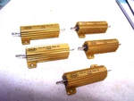 Lot Of Dale RH-50, 50W, 1%, # 7305 Aluminum Power Resistors. Fixed Price $10.91.