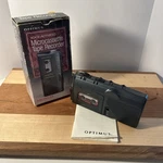Optimus Microcassette Voice Activated Tape Recorder MICRO-34 Is Parts Only. Fixed Price $9.00.