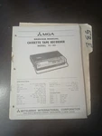 Mitsubishi Tc 30 Mga Service Manual Original Repair Book Recorder. Fixed Price $49.99.