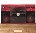 Sharp VZ-V20 Red Both Sides Play Record Cassette Radio Boombox Junk Tested Japan. Fixed Price $3798.00.