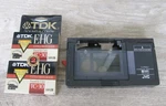 Jvc C-P6U (vhs-c Vhs) Motorized Video Cassette Adapter W/ 2 Tapes. Fixed Price $29.99.