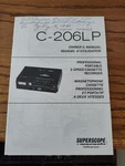 Marantz Superscope C-206LP Portable Recorder Manual. Fixed Price $12.99.