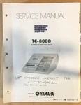 Yamaha TC-800D Cassette Service Manual *original*. Fixed Price $29.97.