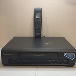 Panasonic Vcr PV-7450 Blue Line Omnivision 4-HEAD With Remote Parts Read. Fixed Price $20.00.