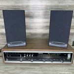 Soundesign 4494 Am Fm 8 Track Stereo Receiver Speakers Vintage Wood Grain. Fixed Price $179.64.