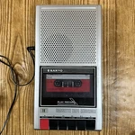 Vintage Sanyo Cassette Tape Slim 10 Portable Player/recorder Parts Only. Fixed Price $15.92.