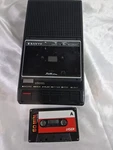 Vintage Sanyo Model SLIM1 Portable Cassette Tape Player Recorder(not Tested). Fixed Price $18.99.