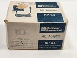 Vintage Panasonic Ac Adapter RP-34 For Tape Recorder New Box. Fixed Price $9.00.