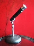 Vintage 1950'S Herald M26A Crystal Microphone W Atlas Stand Calrad Olson Display. Fixed Price $64.38.