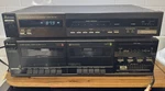 Vintage Mitsubishi DA-F76 Tuner + DT-77 Dual Cassette Deck Stereo Hi-fi Stack. Fixed Price $90.39.