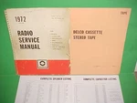 1972 Pontiac Gto Firebird Trans Am Olds 442 Delco Cassette Tape Service Manual. Fixed Price $31.99.