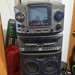 Gpx C1600 Karaoke System Dual Cassette Recorder Cd Player Black. Fixed Price $150.00.