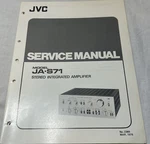 Jvc JA-S71 Stereo Integrated Amplifier Service Manual Original Print. Fixed Price $46.50.