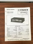 Fisher CR-W872 Cassette Service Manual *original*. Fixed Price $14.97.