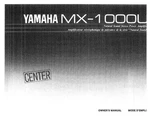 Yamaha MX-1000-U Amplifier Owners Manual. Fixed Price $22.24.