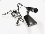 Piezo Microphone & Hands Free Stand Japan Silent Key Sale Untested Parts. Fixed Price $15.00.