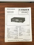Fisher CR-W871 Cassette Service Manual *original*. Fixed Price $14.97.