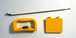 Sony CFS-930 Yellow Boombox Radio Parts Handle, Battery Cover, Antenna. Fixed Price $29.99.