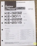 Pioneer Service Manual KE-3232 3011 2222 2515 Electronic Tuner Radio St Cassette. Fixed Price $15.00.