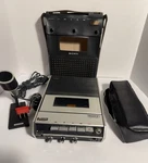Vintage Sony TC-124 Stereo Cassette Tape Player Recorder 1970S W Case And Mic. Fixed Price $49.95.