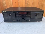 Teac W-750R Double Cassette Tape Deck. Fixed Price $49.00.