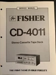 Fisher CD-4011 Service Manual Original 1978 (issue 1). Fixed Price $9.99.