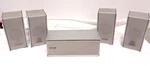 5 Pcs Panasonic Home Theater Surround Sound Satellite Speakers & Center Channel. Fixed Price $47.11.