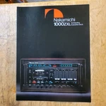 Nakamichi Original 1000 Ii 3 Head Cassette System Brochure 1979. Fixed Price $35.00.