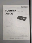 Toshiba XR-J9 Compact Disc Digital Audio Player Service Data D-5477. Fixed Price $54.95.