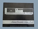 Realistic SCT-80 Stereo Cassette Tape Deck User/owner Manual Excellent. Fixed Price $14.95.