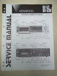 Vtg Kenwood Service/repair Manual KX-52/52B Cassette Deck Original. Fixed Price $10.98.