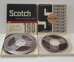 Scotch 190 Audio Recording Tape W/ Box & Soundcraft PLUS-100.. Fixed Price $17.99.